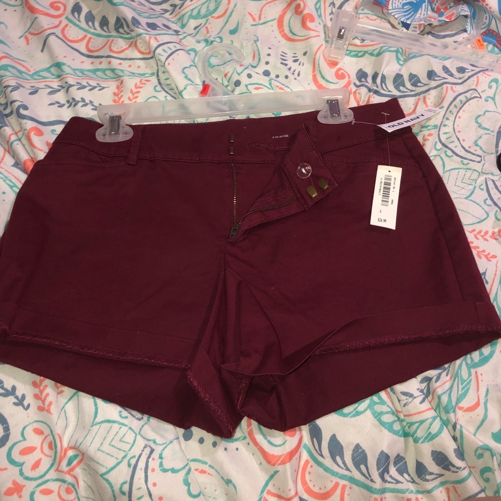 Maroon old navy shorts